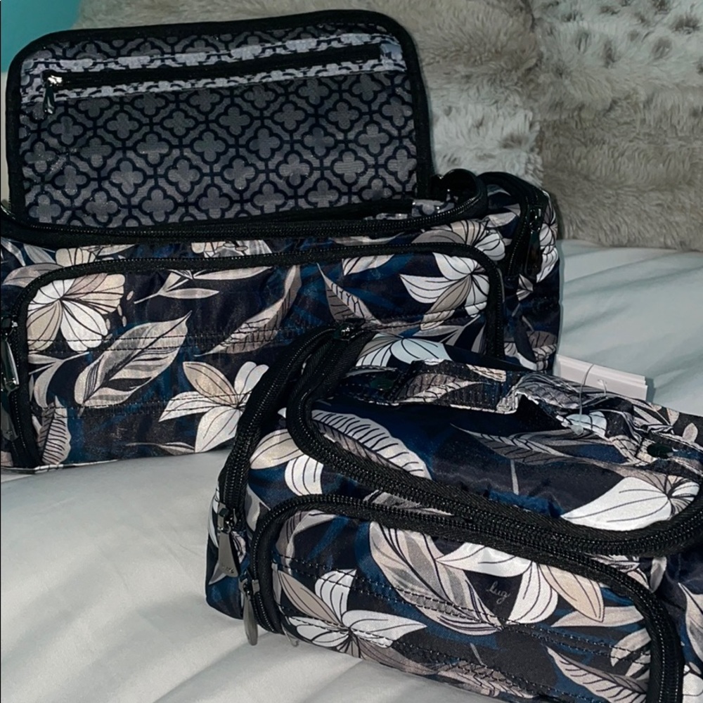 regular and mini cosmetic bags